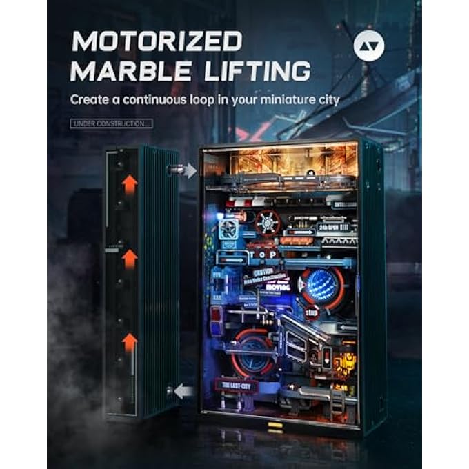 3D PUZZLE BUILDING MODELING ADULTS LAST CITY DECK TRACKS, DECORATIVE GIFTS FOR GAMING DESKS FOR MEN, MR01S - Image 2